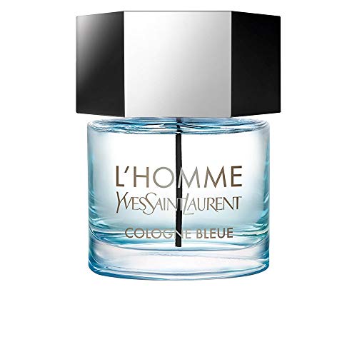 Yves Saint Laurent L'homme Cologne Bleue for Men By Eau De Toilette 2.0 Ounce / 60 Ml, 2 Fl Ounce, Multicolor