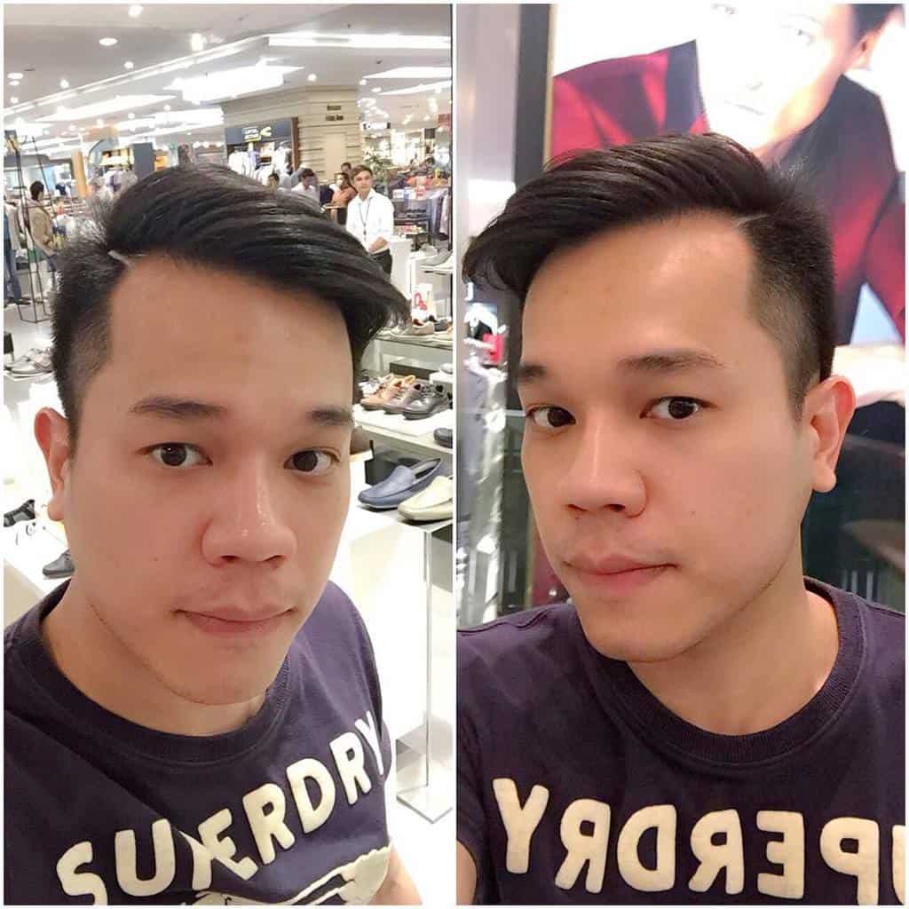 Asymmetrical Crew Cut