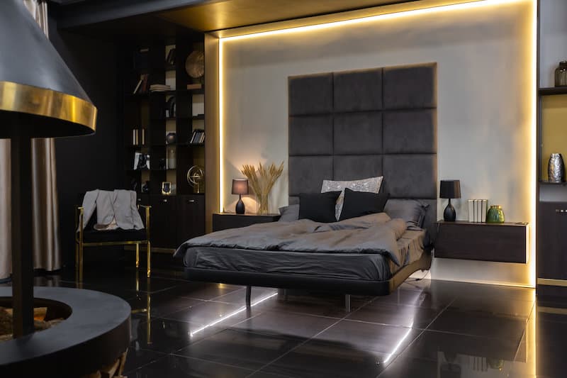 Sleek and Modern Bachelor Pad Bedroom Ideas