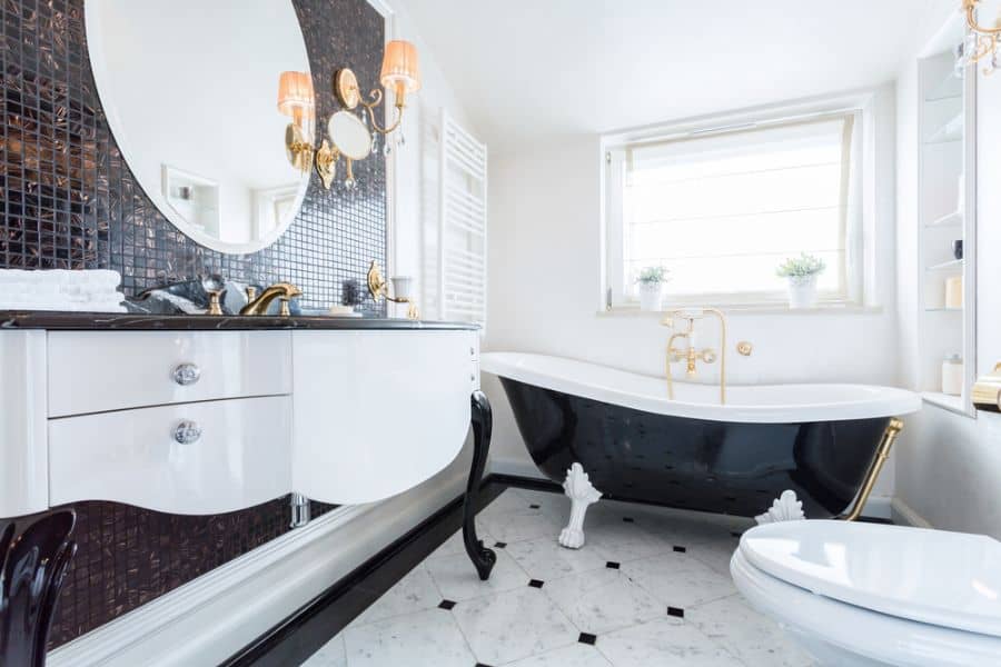 Elegant Black and White Bathroom Designs for a Timeless Look