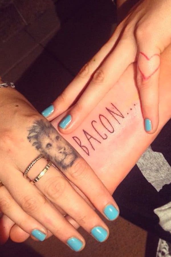 "Bacon..." Tattoo