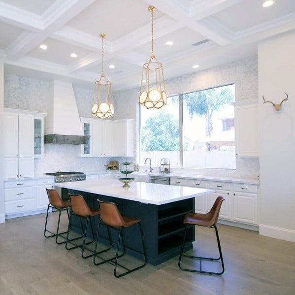 Contemporary White Kitchen Ceiling Ideas