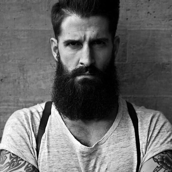 Fashionable Male Long Beard Style