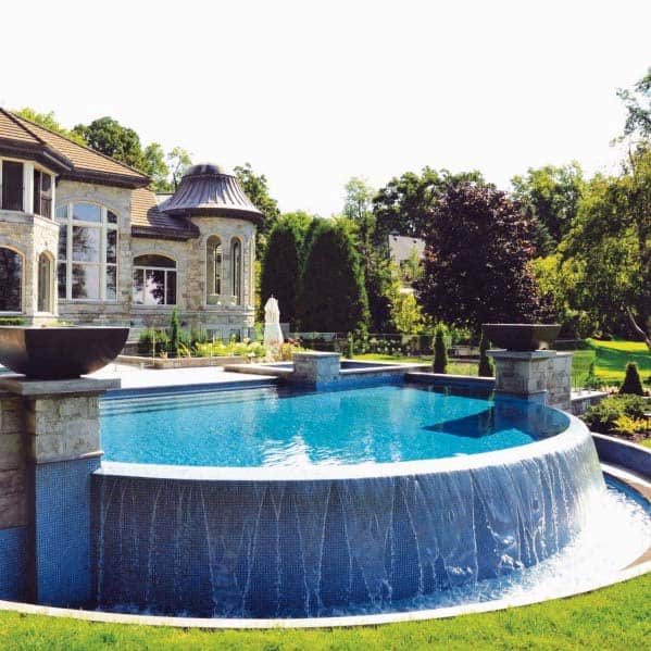 infinity pool waterfall