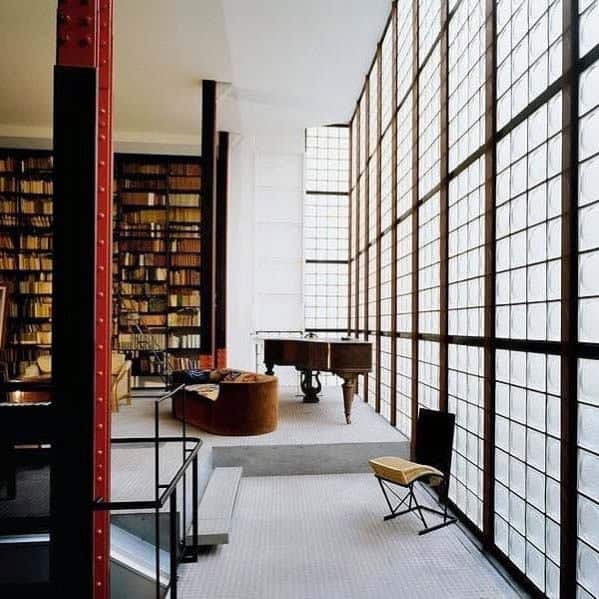 floor-to-ceiling glass block window 