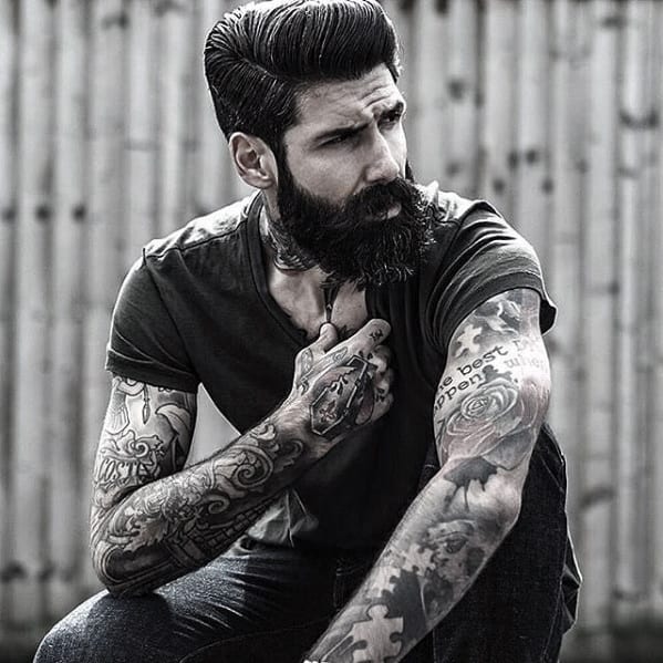 Male Cool Beard Style Ideas