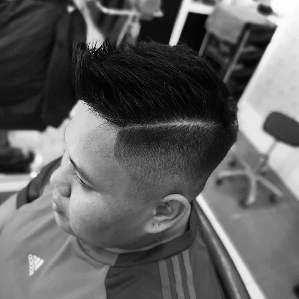 Messy Undercut With Spiky Hair eclips_hairstudio