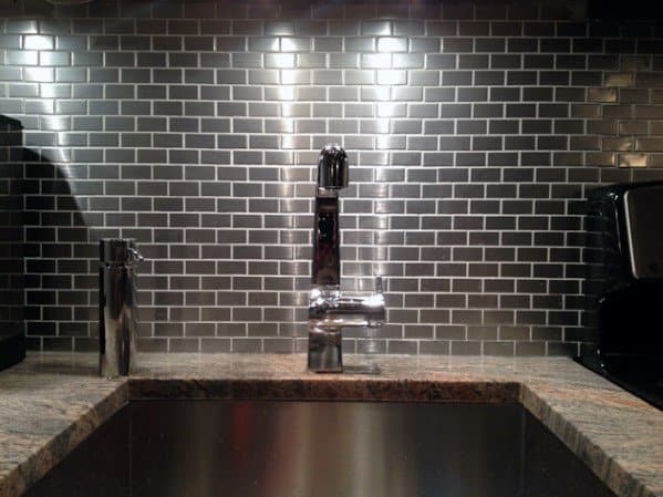 Metal Backsplash Design Ideas