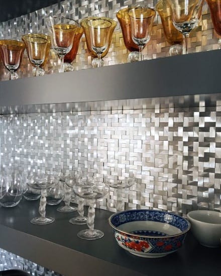 Metal Backsplash Ideas