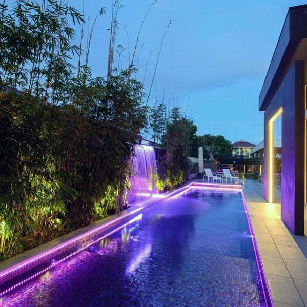 waterfall LED strip lights 