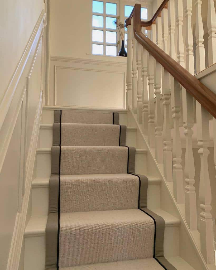 neutral stair runner ideas