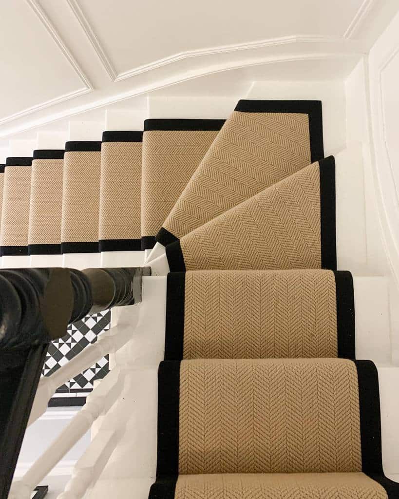 neutral stair runner