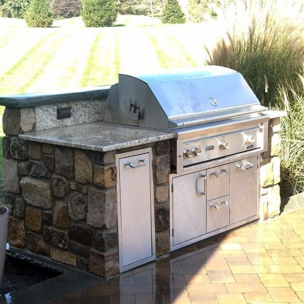 standalone built-in grill