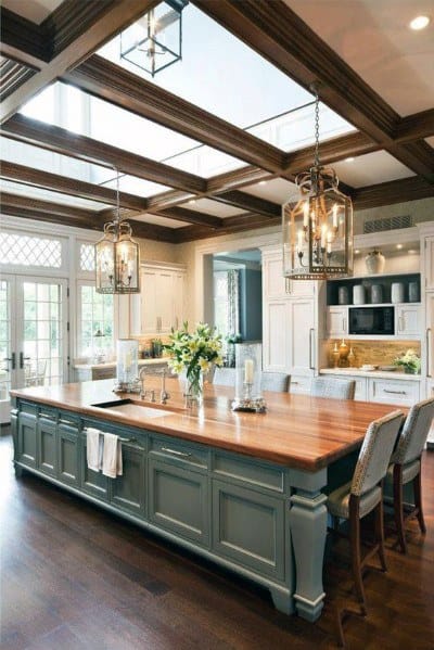 Nice Kitchen Ceiling Interior Ideas