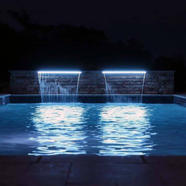 waterfall LED strip lights 