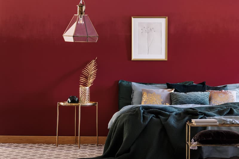 Vibrant and Bold Red Bedroom Design Ideas