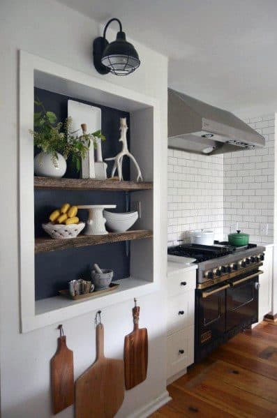 kitchen storage niche