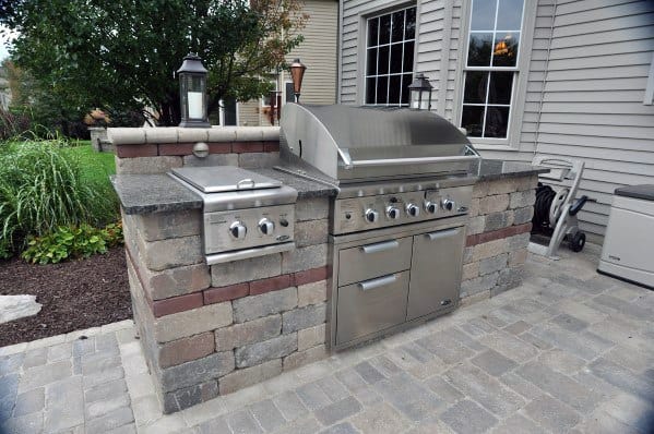 standalone built-in grill