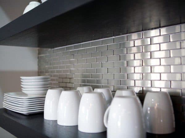 Stainless Steel Metal Backsplash Ideas