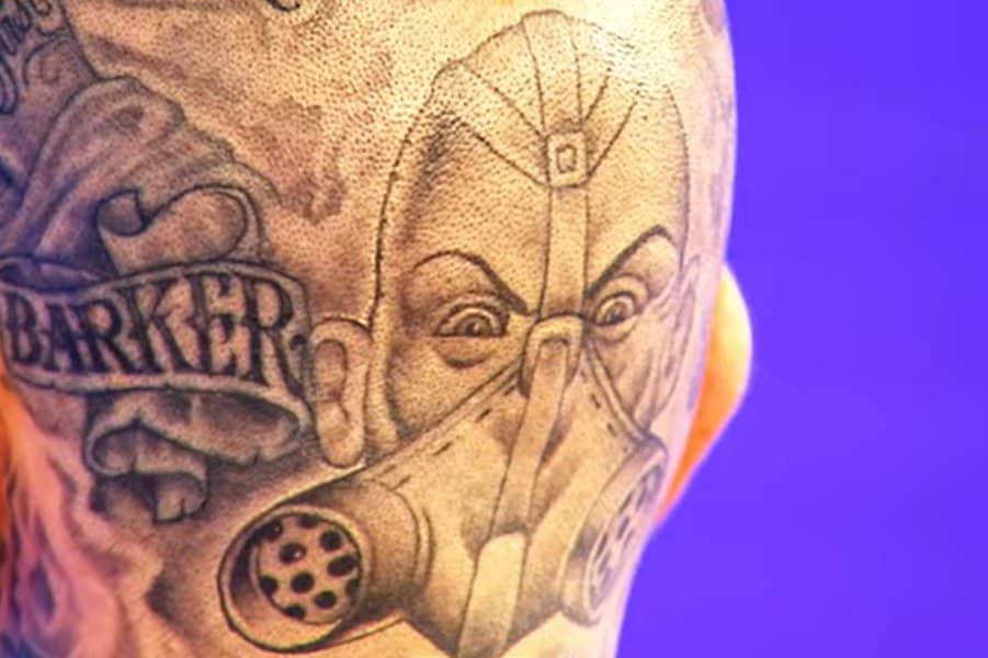 Transplants Gas Mask Tattoo