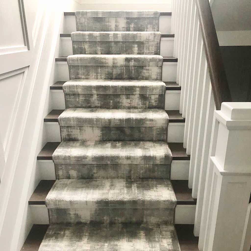 gray stair runner 