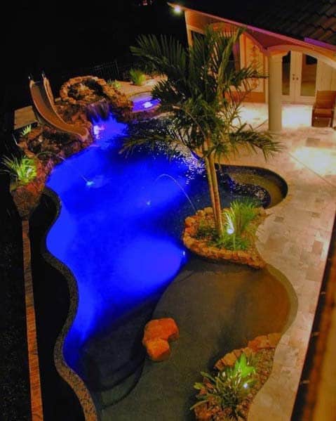 poolside landscape lighting