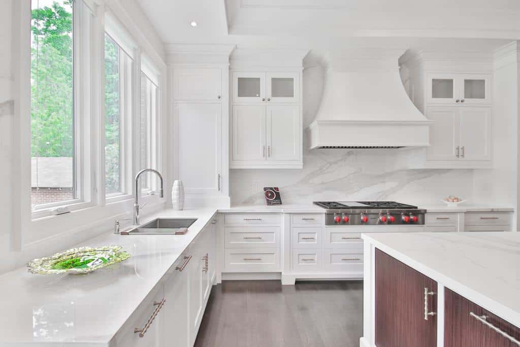 large white farmhouse kitchen