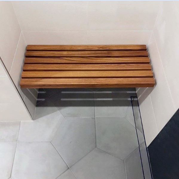 Wood Shower Bench Ideas